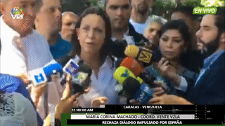 Venezuela - Mara Corina Machado rechaza dilogo entre Espaa y Gobierno venezolano - VPItv